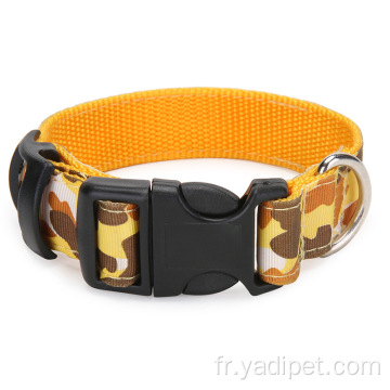 Poignée de collier de laisse confortable en PVC coloré pour chien